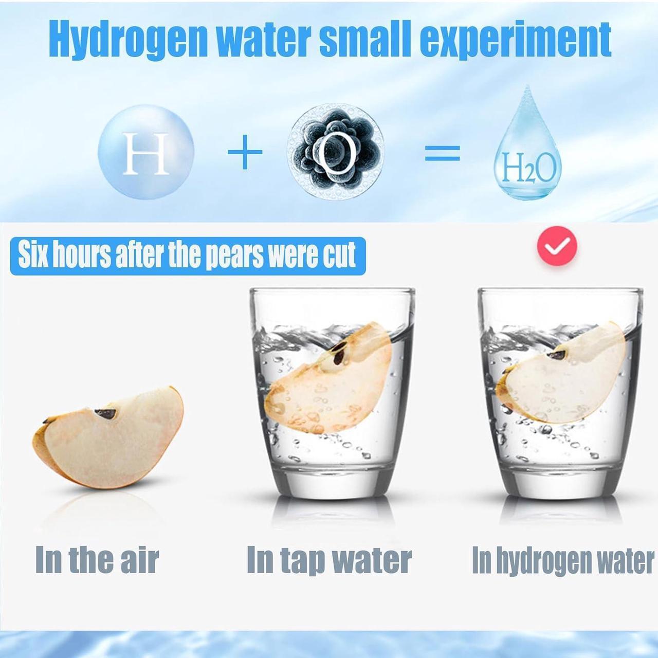 Alt view image 4 of 7 - 2025 New Hydrogen Water Generator Bottles, Portable Hydrogenated Water Bottle with SPE PEM Technology, 420ml Hydrogen Water Bottle Generator, Rechargeable Ionizer Machine for Home, Office, and Travel