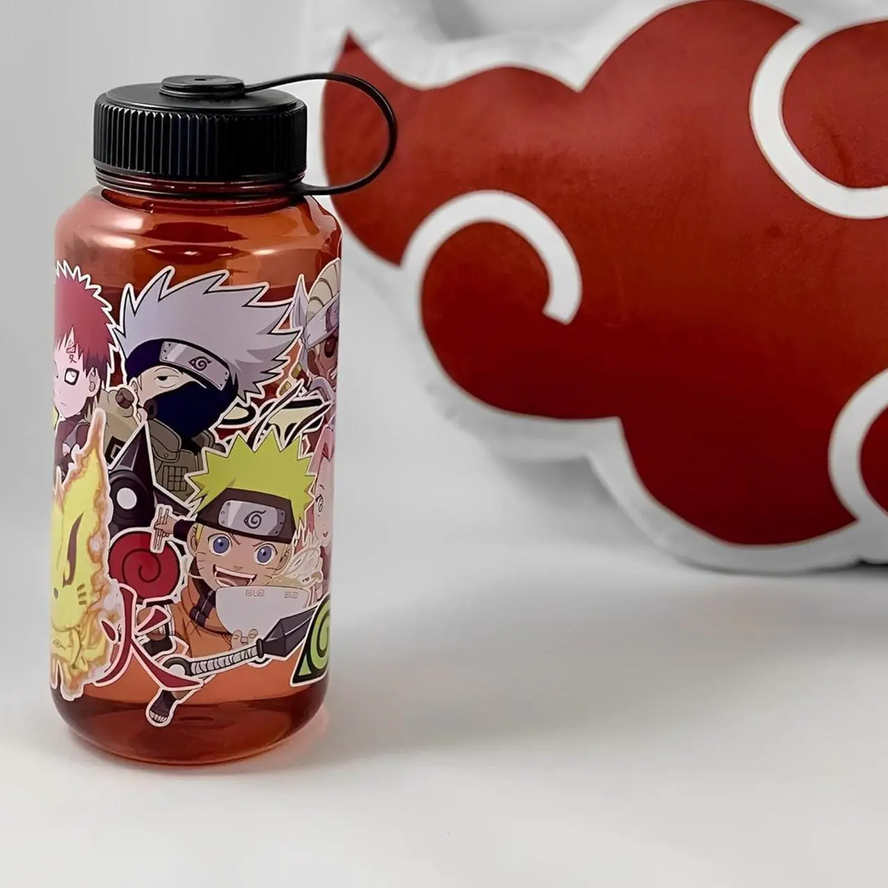 Alt view image 4 of 4 - JUST FUNKY Naruto Sticker Bomb 32oz Plastic Water Bottle
