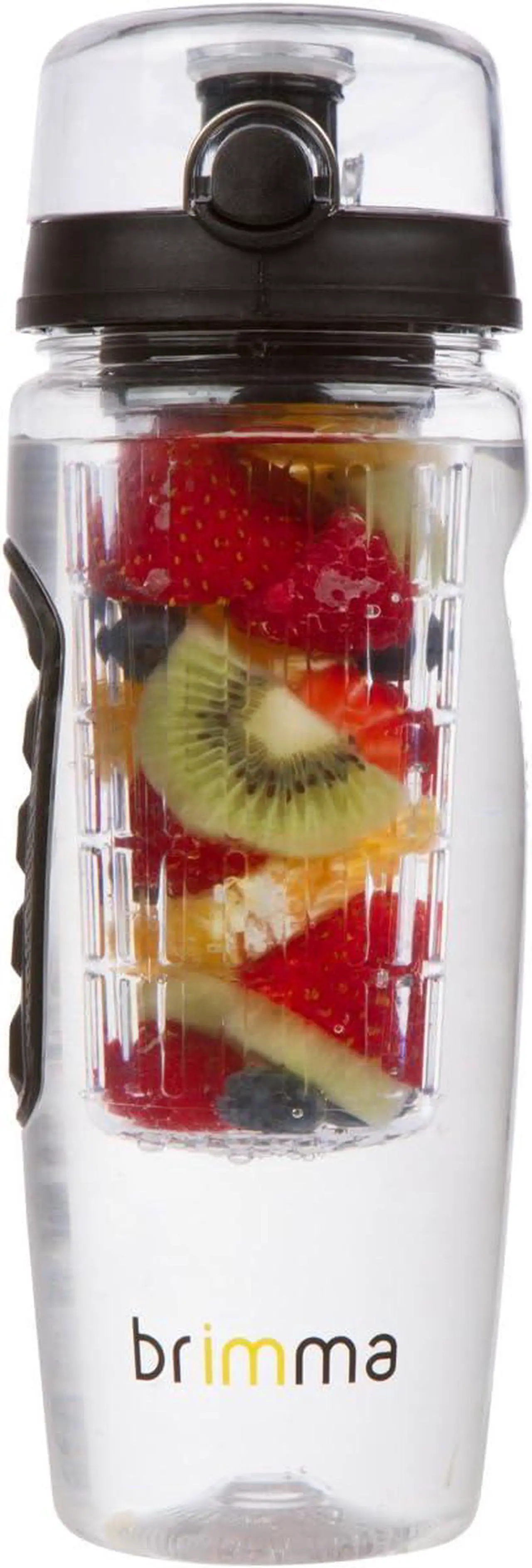 Main image of Brimma Fruit Infuser Water Bottle - 32 oz Large, Leakproof Plastic Fruit Infusion Water Bottle for Gym, Camping, and Travel