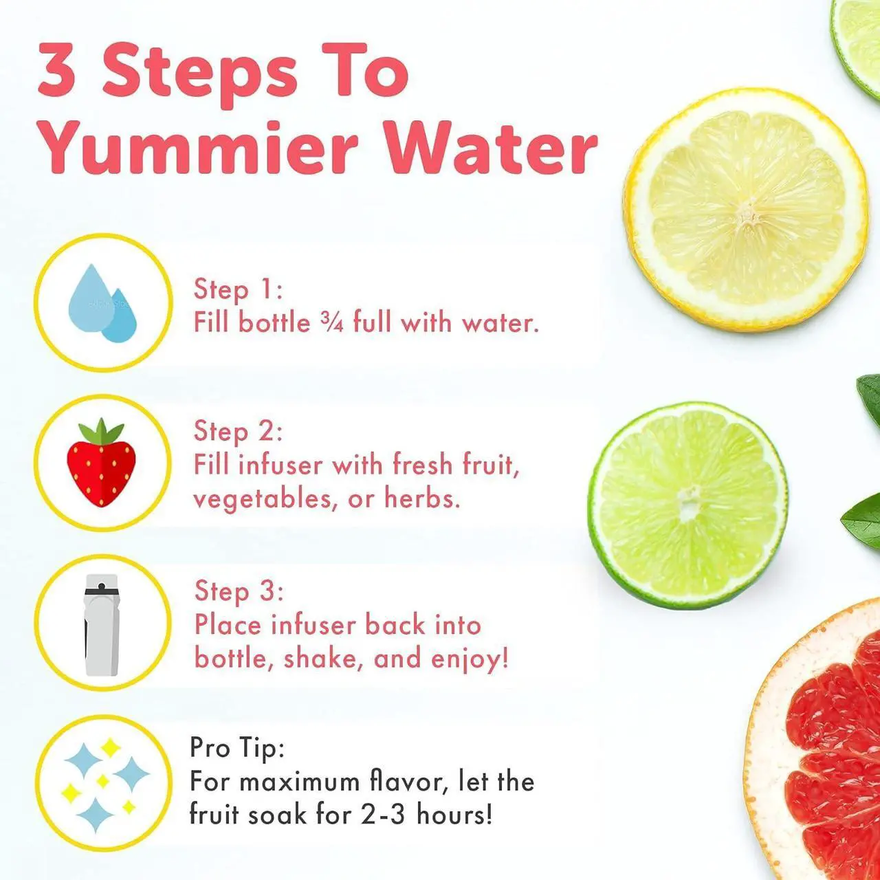 Alt view image 4 of 7 - Brimma Fruit Infuser Water Bottle - 32 oz Large, Leakproof Plastic Fruit Infusion Water Bottle for Gym, Camping, and Travel