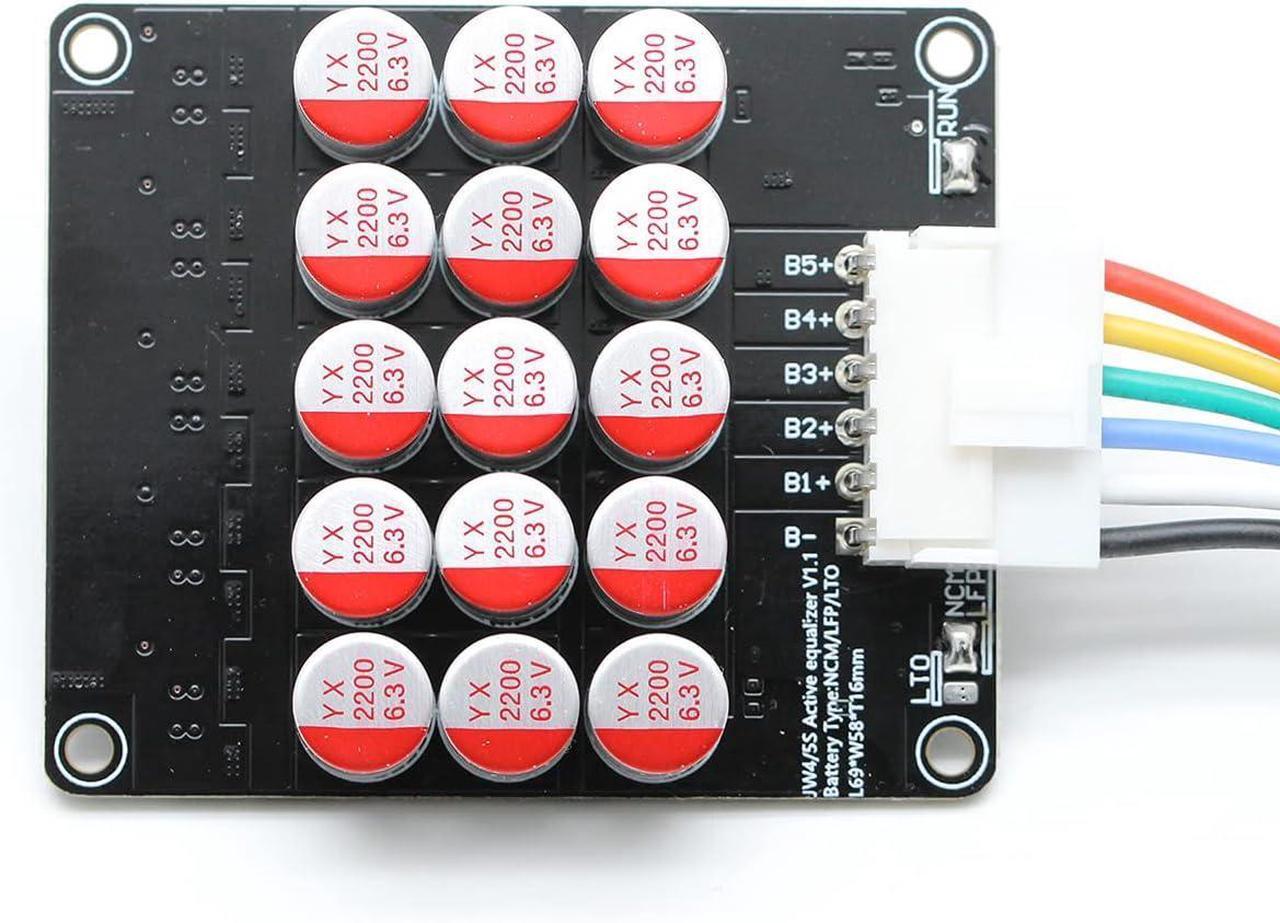 Main image of 4S 5S 5A Active Equalizer Balancer LFP Lifepo4 Lithium Lipo/Titanate LTO Battery Energy Transfer Board Active Equalization Module Capacitor Faster Whole Group Balancer
