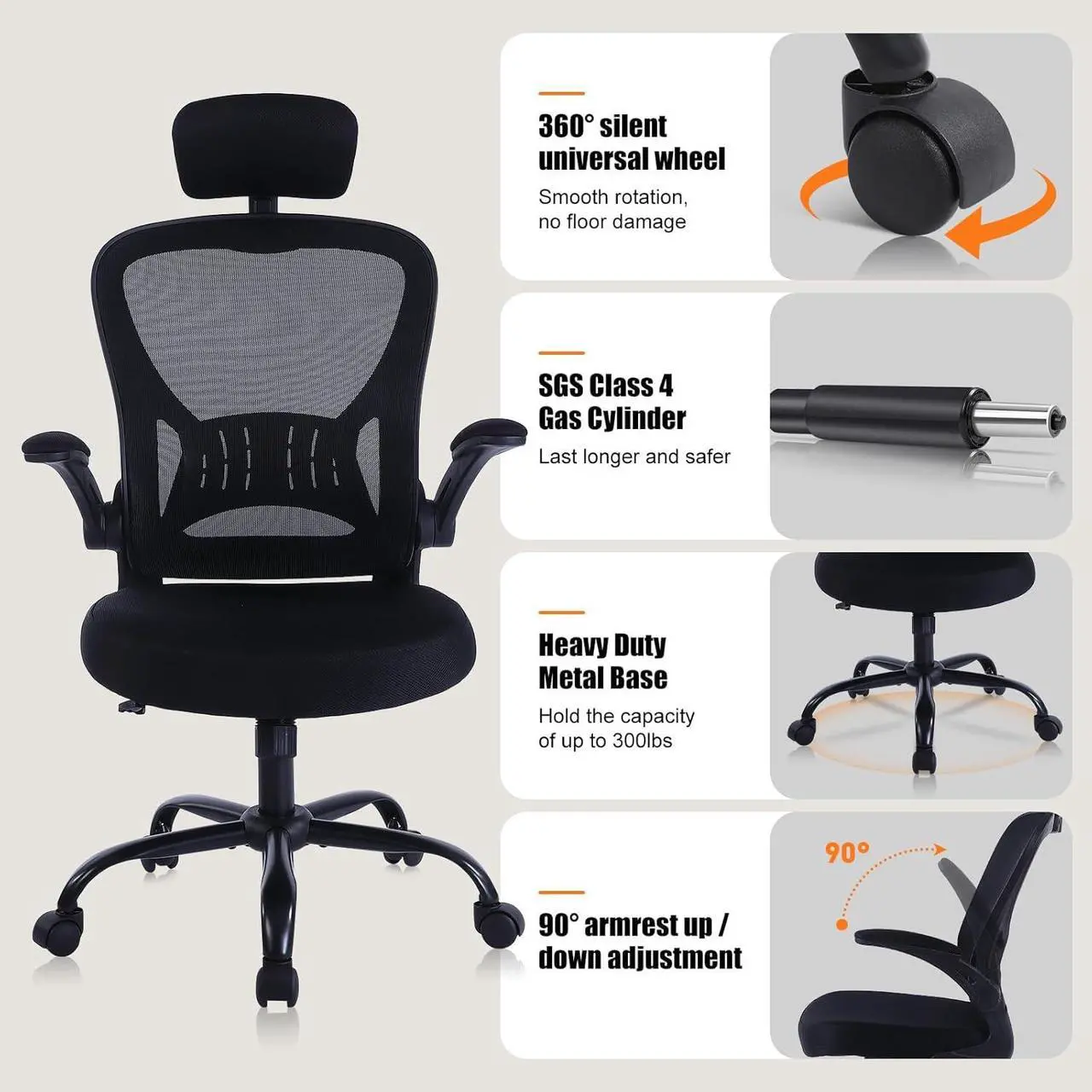 Ralex-Chair Office Chair - Thumbnail 3