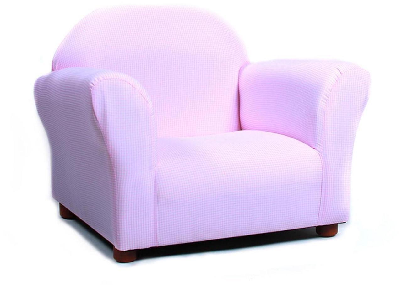 Alt view image 7 of 7 - Keet Roundy Kid's Chair Gingham Kids Chair, Comfortable and Durable Kids Chair, Kids Armchair Easy to Coordinate, Kids Bedroom Chair, Comfy, Ages 2-5 Years, Kid Sofa Chair, Navy