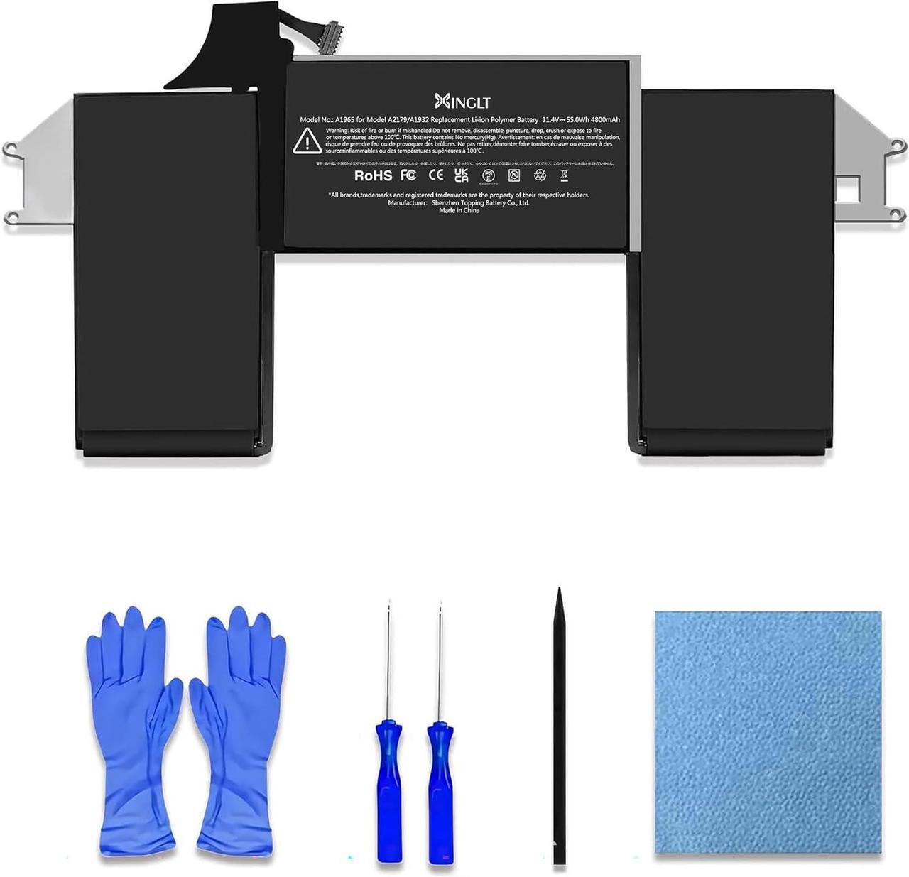 Main image of A1932 A2179 Battery Replacement A1965 Battery for MacBook Air 13 inch Retina A1932 (Year 2018-2019) A2179 (Year 2020) EMC 3184 3302,A1965 Laptop Battery