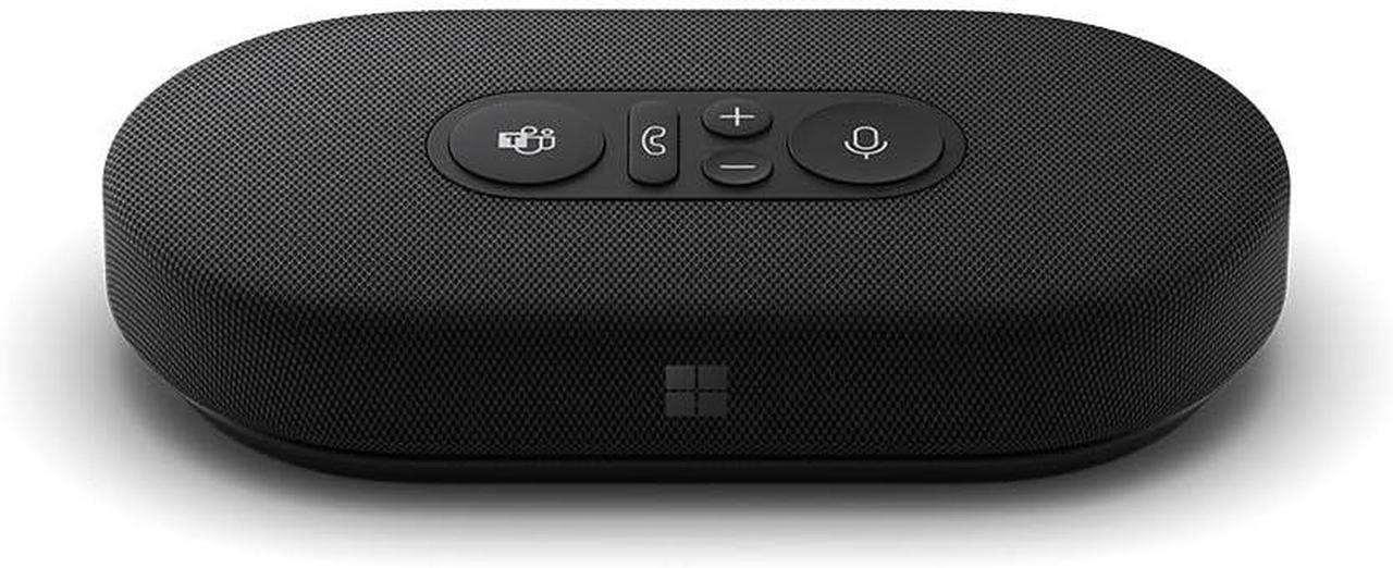 Alt view image 4 of 4 - Microsoft Modern USB-C Speaker, Certified for Microsoft Teams, 2- Way Compact Stereo Speaker, Call Controls, Noise Reducing Microphone. Wired USB-C Connection,Black