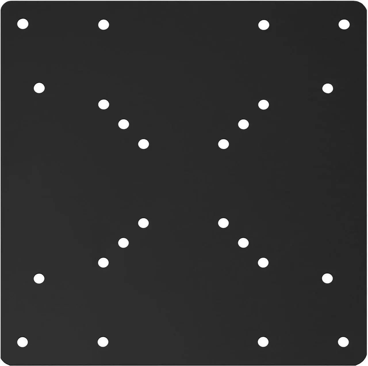 Alt view image 6 of 7 - Mount-It! VESA Mount Adapter Plate - Monitor and TV Mount Extender Conversion Kit Allows 75x75, 100x100 to Fit Up to 200x200 and 200x100 mm Patterns, Heavy-Gauge Steel, Hardware Included