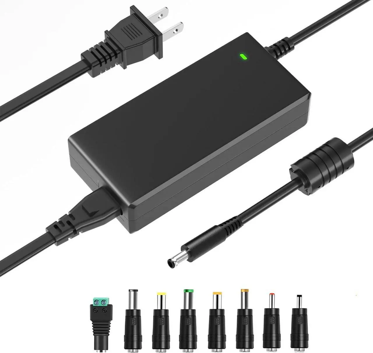 Main image of 12V 5A LCD Monitor Power Supply Cord 12 Volts 5A 4A 3A AC DC Adapter Compatible with 12Vdc Sceptre Aoc HP  LCD Monitor DC12V CCTV Security Cameras 12Volts LED Strip Light.