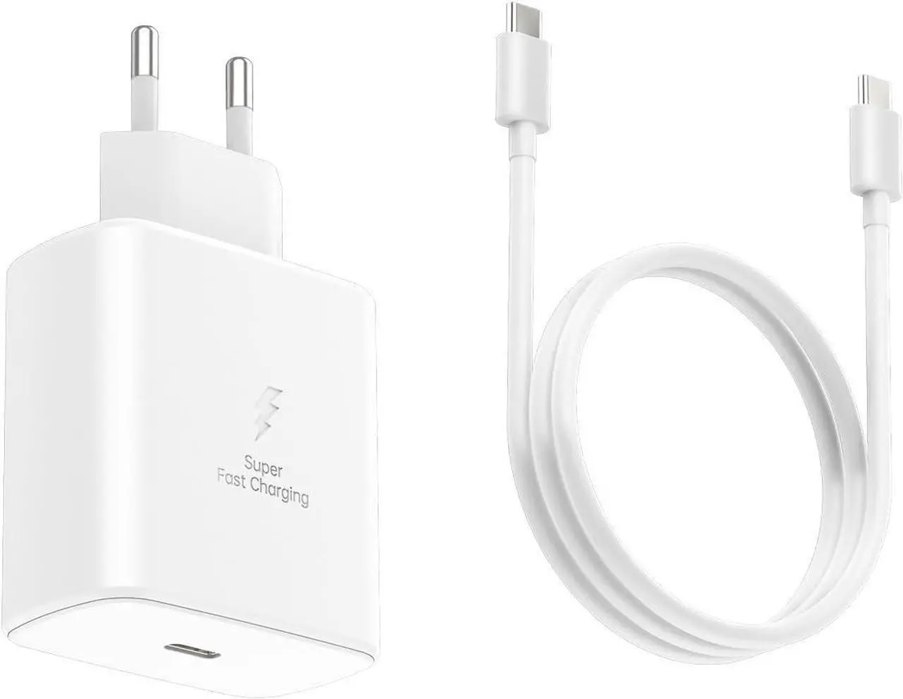 Main image of 45W Europe Super Fast Charger European Travel Plug Adapter for Samsung Galaxy S25 S24 S23 S22 S21 Ultra Plus iPhone MacBook iPad EU International Adaptor USB C Wall Charger PD PPS Italy Spain Euro