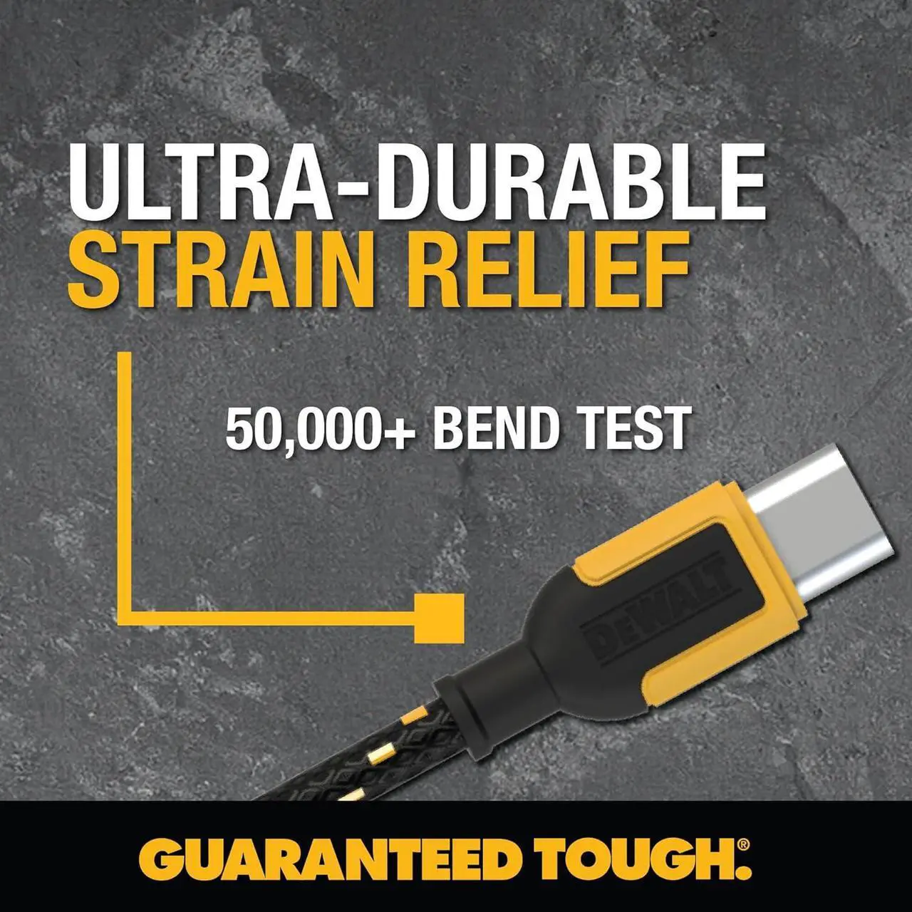 Alt view image 4 of 7 - DEWALT Short USB C to USB C 60W Cable (2 Pack 6in.), Durable Type C Fast Charging Nylon Braided Cord, Compatible with iPhone 16/15 Series, Android Samsung Galaxy S24/S23/S22/ Ultra, iPad Pro