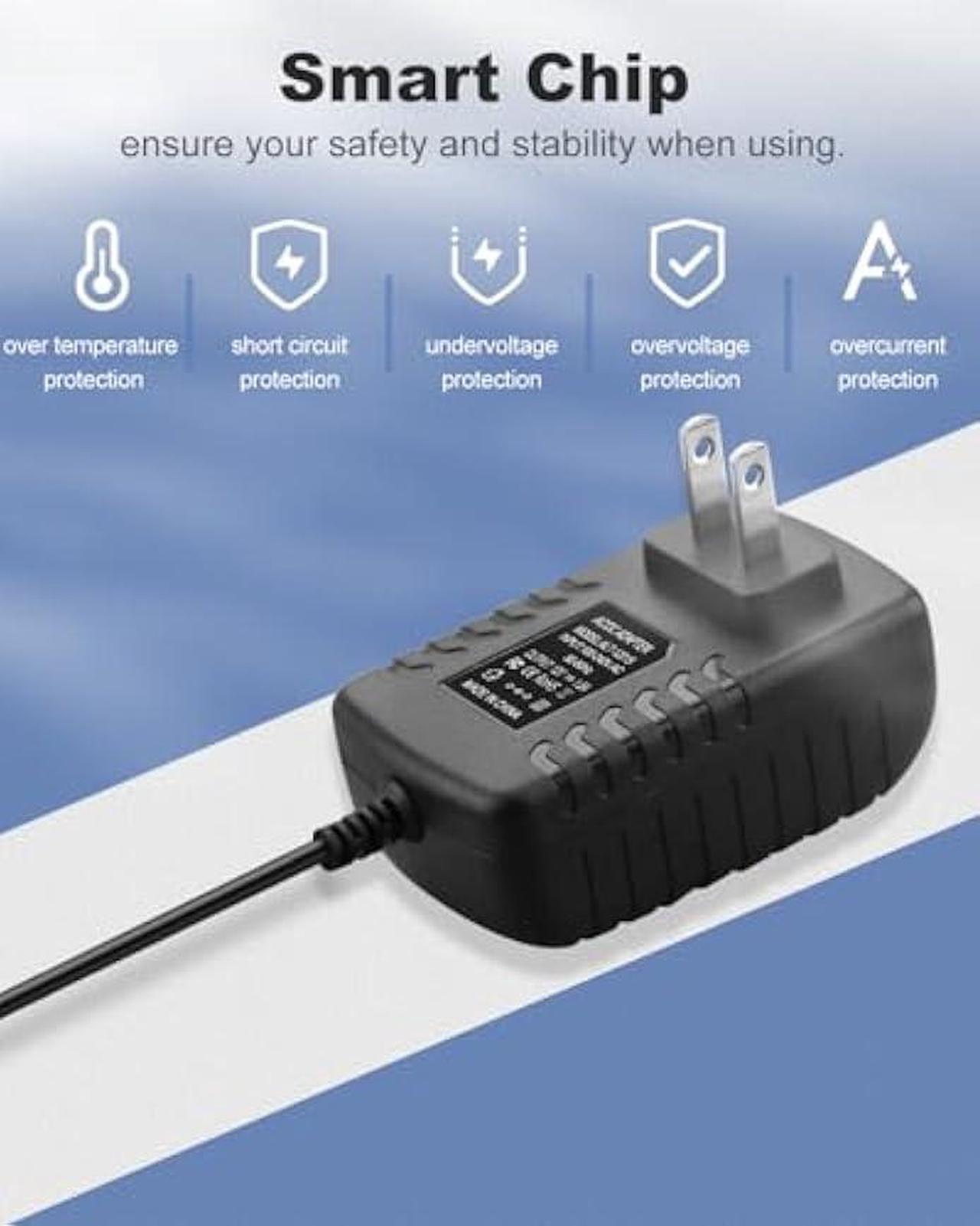 Alt view image 5 of 7 - DC 12 Volt 1.5 Amp Switching Power Supply, 100-240V 50-60Hz AC to DC 12V 1.5A 18W Power Supply Adapter with 5.5mm x 2.5mm Barrel, and 10 More Sizes of Tips