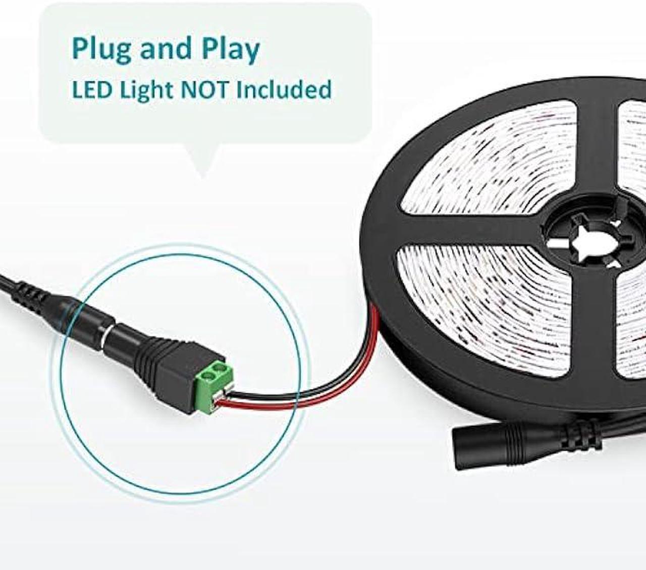 Alt view image 5 of 7 - 12V 5Amp Power Supply Adapter, AC 100-240V to DC 12Vdc 5A 3.5A 3A 2A 1A Replacement Power Cord Converter for LED Strip Light DVD Player CCTV Security Camera Sceptre Onn HP Dell AOC Monitor