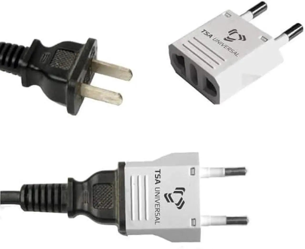 Alt view image 2 of 5 - United States to Iceland Travel Power Adapter to Connect North American Electrical Plugs to Icelandic Outlets for Cell Phones, Tablets, eReaders, and More (2-Pack, White)