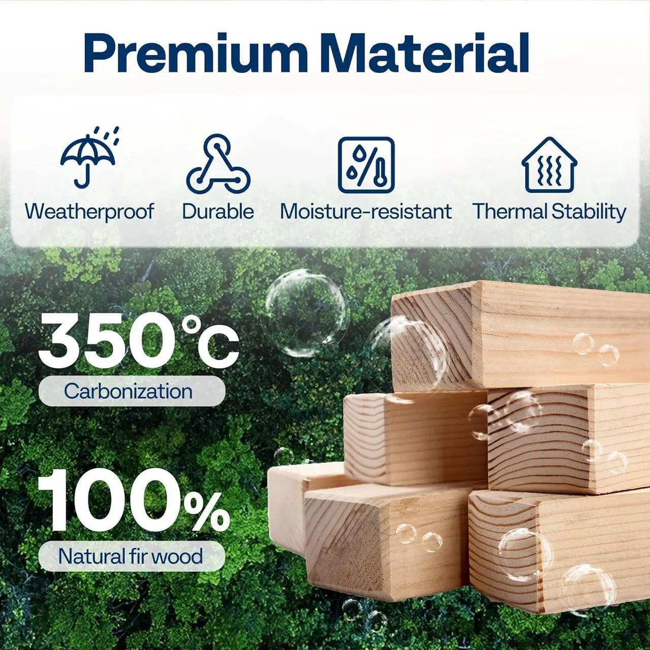 Alt view image 6 of 7 - VIVOHOME Mobile Planter Box with Trellis 50 Inch Tall, Standing Natural Wood Raised Garden Bed Outdoor with Drainage Holes for Flowers, Climbing Plants, Balcony and Patio Decor (Extra Wheels)