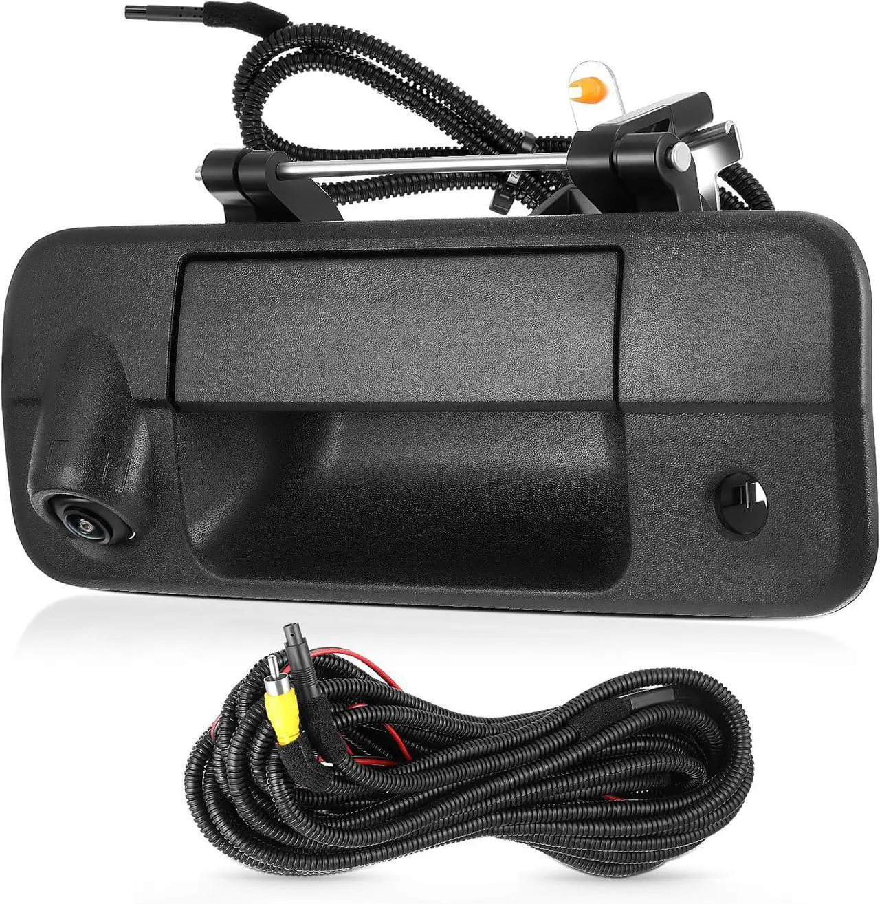 Main image of Tailgate Handle Backup Camera Fit for Toyota Tundra 2007-2013 Classic Tailgate Reversing Rear View Park Assist Camera RCA Plug Replaces 69090-0C051 86790-34011 86790-34030