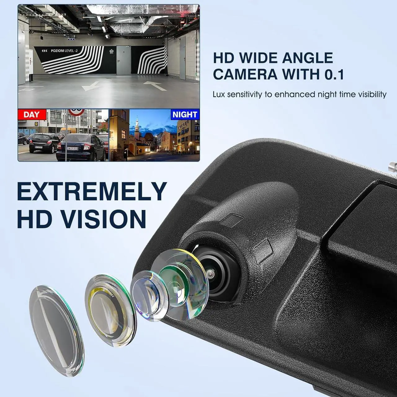 Alt view image 4 of 7 - Tailgate Handle Backup Camera Fit for Toyota Tundra 2007-2013 Classic Tailgate Reversing Rear View Park Assist Camera RCA Plug Replaces 69090-0C051 86790-34011 86790-34030