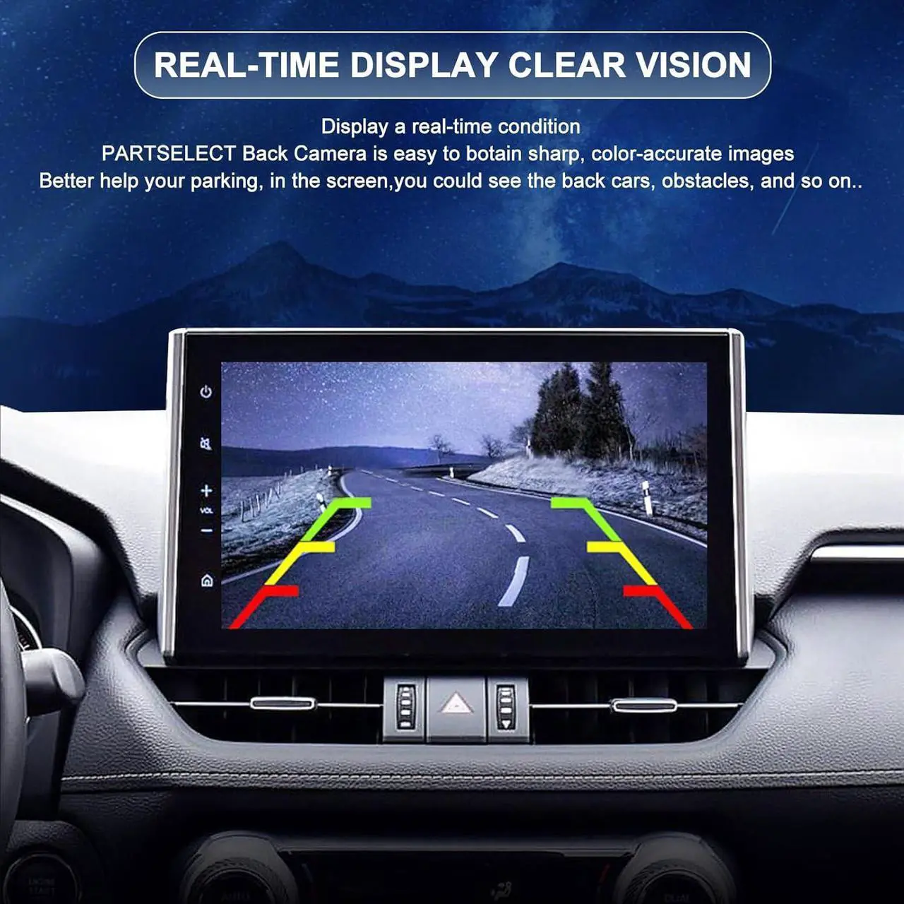 Alt view image 6 of 7 - 39530-T2A-A21 Rear View Backup Camera Replacement for Honda Accord Sedan 2014 2015 2016 2017 Park Parking Reverse Camera Replace OE # 39530-T2A-A31, 39530-T2A-U110-M2, 39530-T2A-U21