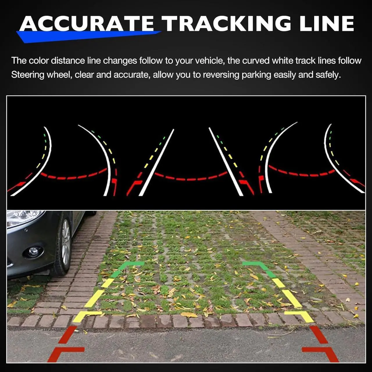 Alt view image 5 of 7 - Backup Camera, Compatible with 2010-16 Cadillac SRX - Reverse Safety Assist Reversing Parking Cameras - Replace 23205689 15926122 590-076 GM1960104 Rear View Back Up Camera