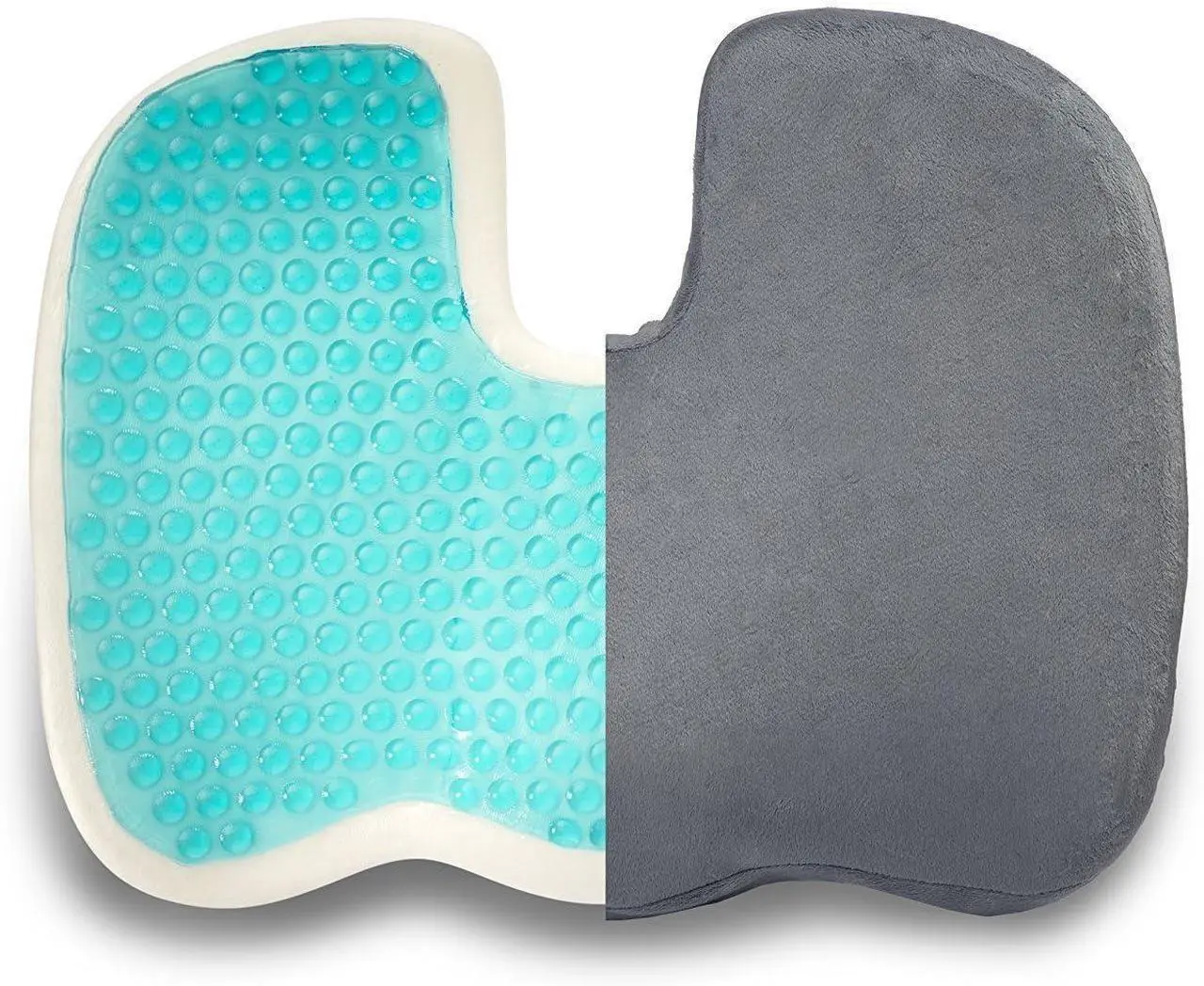 Alt view image 5 of 7 - Dr. Flink Tailbone Seat Cushion - Pain Relief Chair Pillow, Cool Gel-Enhanced 100% Memory Foam, Orthopedic & Quality Comfort | Support & Relives Back & Sciatica, for Car, Truck, Home, and Office