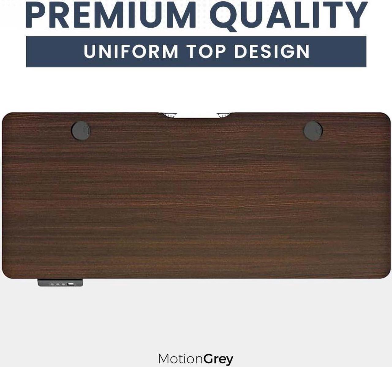 Alt view image 6 of 7 - MotionGrey Standing Desk Height Adjustable Electric Motor Sit-to-Stand Desk Computer for Home and Office - Black Frame (43x24 Tabletop Included)