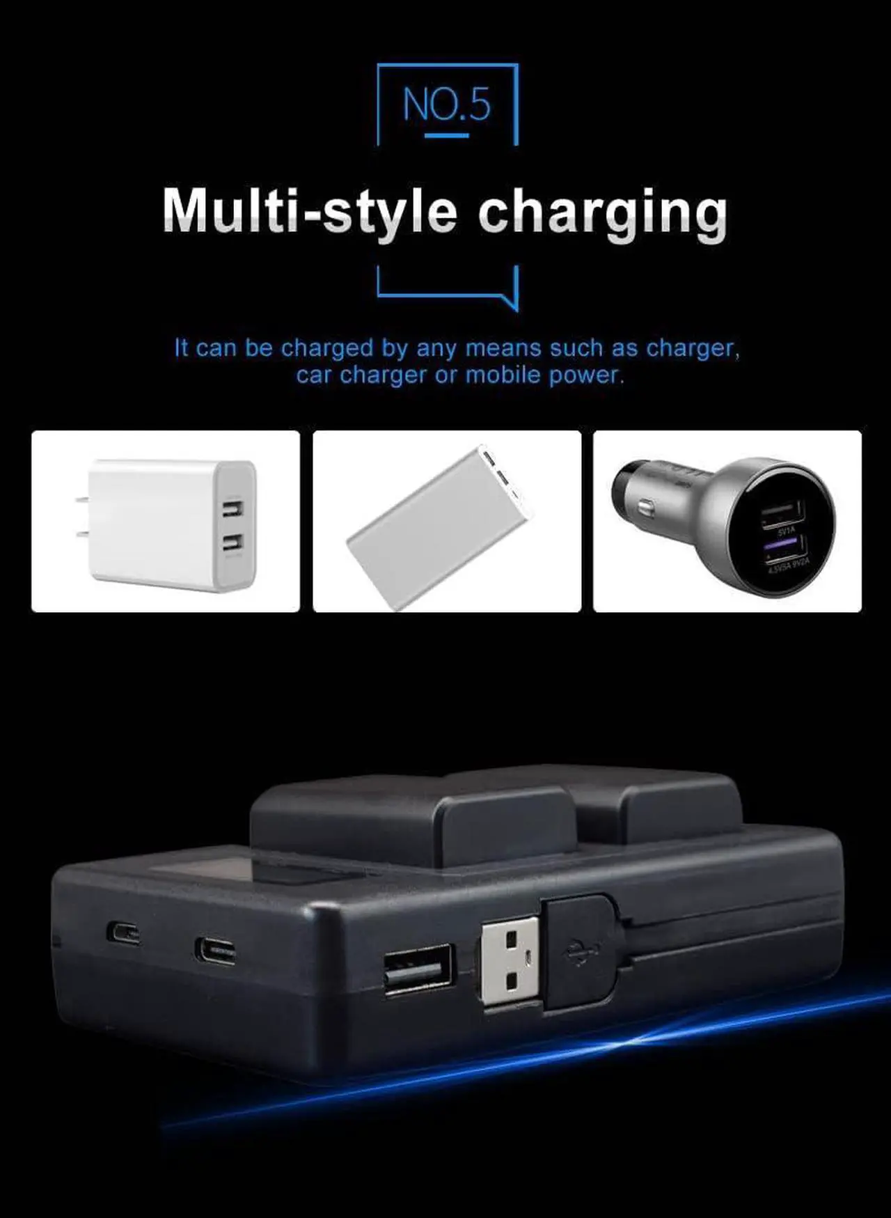 Alt view image 6 of 7 - CITYORK LP E12 Camera Battery Charger LCD USB Charger for Canon M 100D Kiss X7 Rebel SL1 EOS M10 EOS M50 DSLR