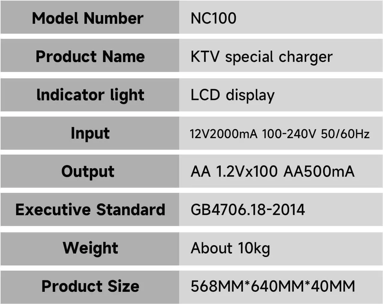 Alt view image 7 of 7 - 100 Bay AA Battery Charger High LCD Smart for KTV 1.2v NIMH Double A Rechargeable Batteries Bulk with Discharge Function