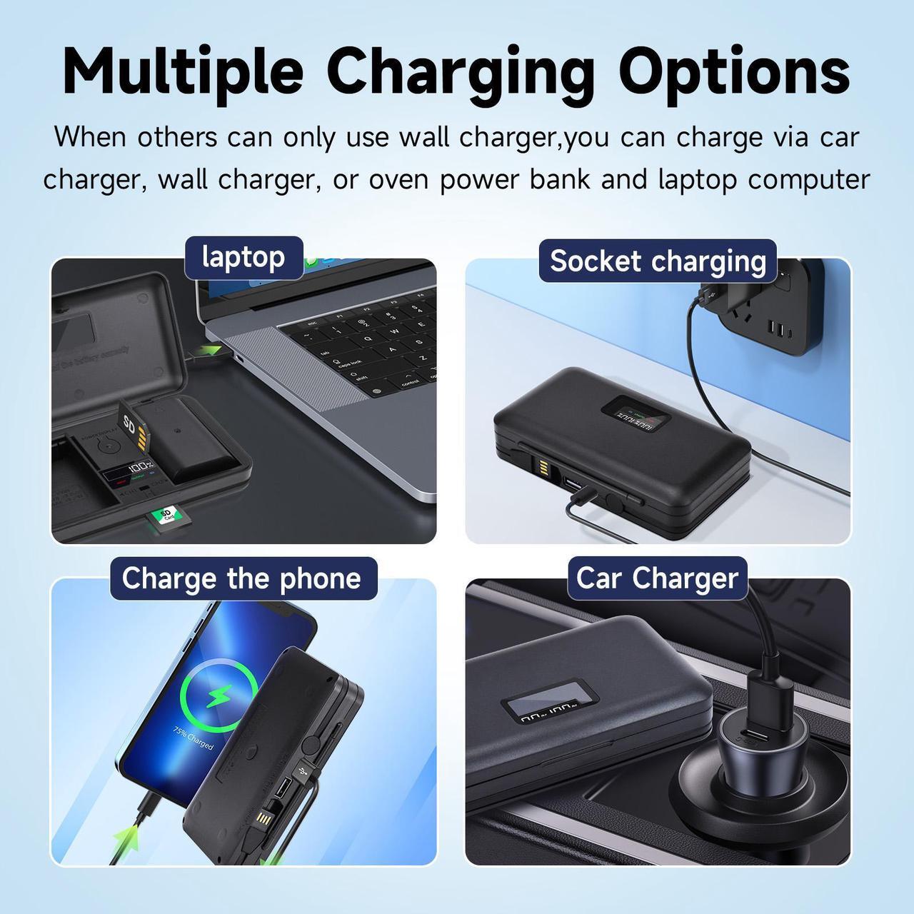 Alt view image 3 of 7 - CITYORK Intelligent charger LP-E10 for battery Canon EOS Rebel T3 T5 T6 T7 Canon EOS 1100D 1200D 1300D 1500D 2000D 3000D 4000D Kiss X50 X70 X80 X90 camera