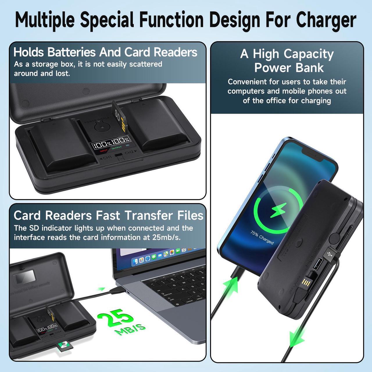 Alt view image 7 of 7 - CITYORK Intelligent charger NB-7L battery charger for Canon PowerShot G10 G11 G12 SX30IS Digital Camera