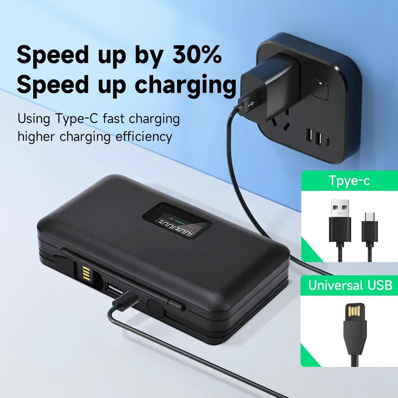 Alt view image 4 of 7 - CITYORK BP-511 BP-511A Battery 2 Pack 7.4V 2650mAh with LCD Dual Charger for Canon EOS 50D 40D 30D 20Da 20D 10D 5D 300D Digital Rebel D30 D60 PowerShot G6 G5 G3 G2 G1 Pro 1 Pro 90