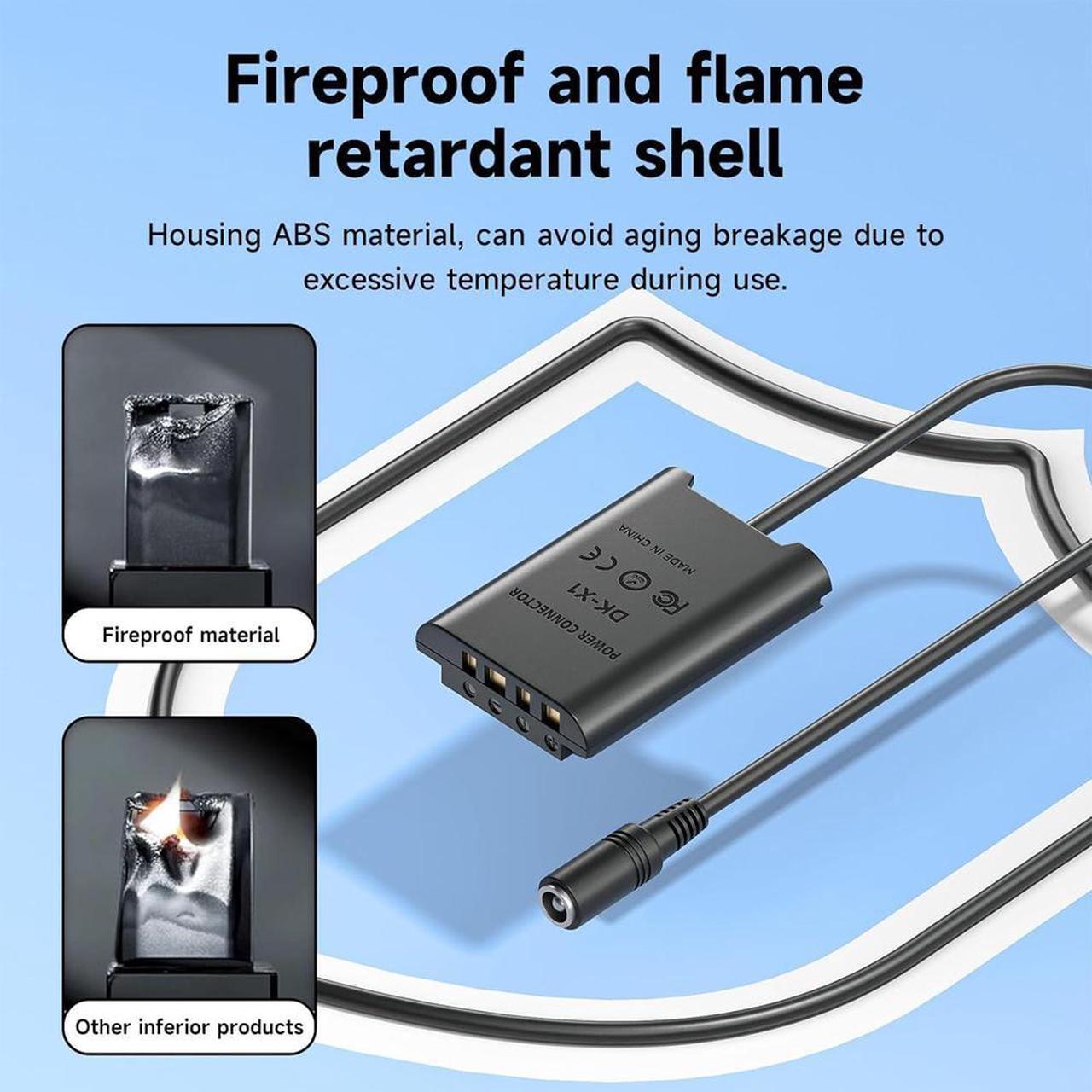 Alt view image 2 of 7 - CITYORK NP-BX1 USB/AC Power Cable Adapter,Dummy Battery DC Coupler for Sony Cybershot DSC RX1 RX1R RX100 II III VI Digital Cameras