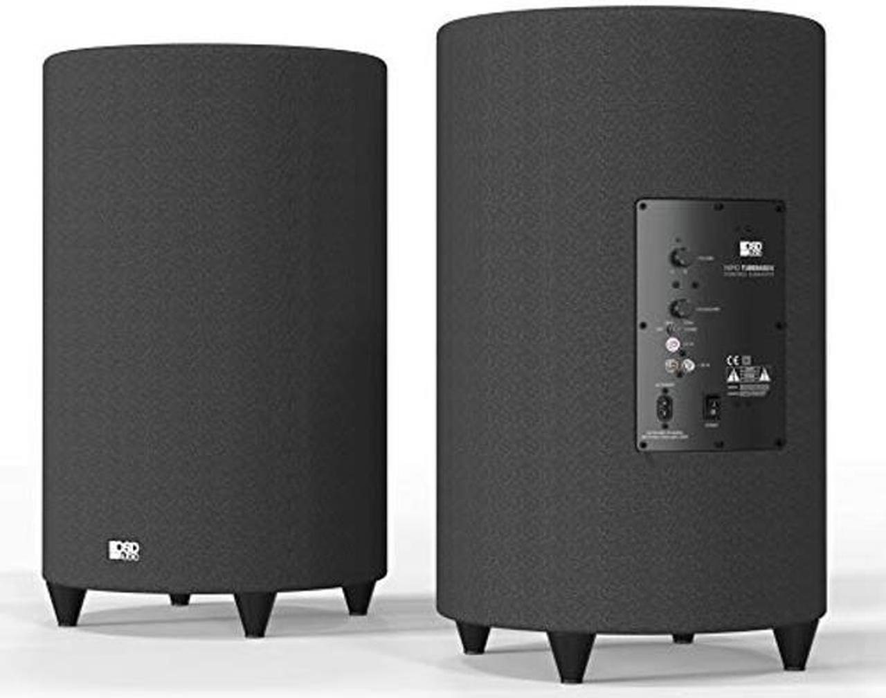 OSD Audio 400W Ported Cylinder Cabinetry Home Theater Subwoofer, Nero Tubebass-10