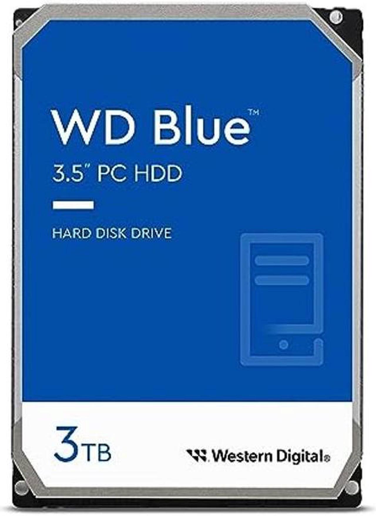 Western Digital 3TB WD Blue PC Internal Hard Drive HDD - 5400 RPM Class, SATA 6 Gb/s, 256 MB Cache, 3.5" - WD30EZAZ