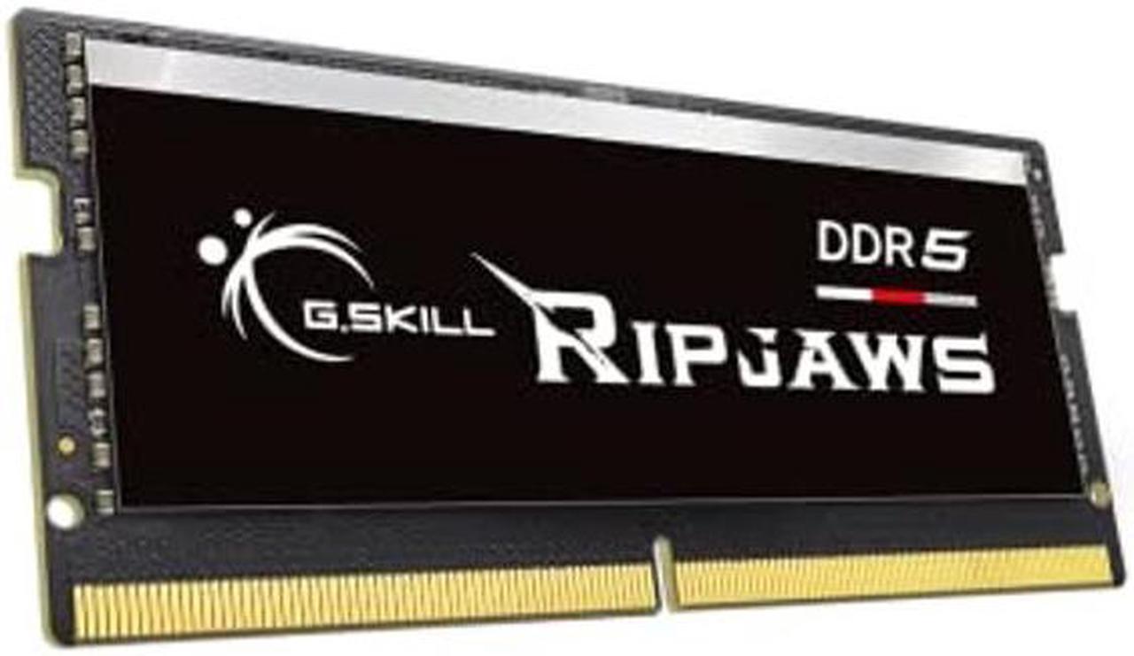 Alt view image 2 of 3 - G.SKILL Ripjaws DDR5 SO-DIMM Series DDR5 RAM 16GB (1x16GB) 5600MT/s CL40-40-40-89 1.10V Unbuffered Non-ECC Notebook/Laptop Memory SODIMM (F5-5600S4040A16GX1-RS)