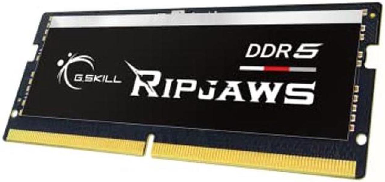 Alt view image 3 of 3 - G.SKILL Ripjaws DDR5 SO-DIMM Series DDR5 RAM 16GB (1x16GB) 5600MT/s CL40-40-40-89 1.10V Unbuffered Non-ECC Notebook/Laptop Memory SODIMM (F5-5600S4040A16GX1-RS)