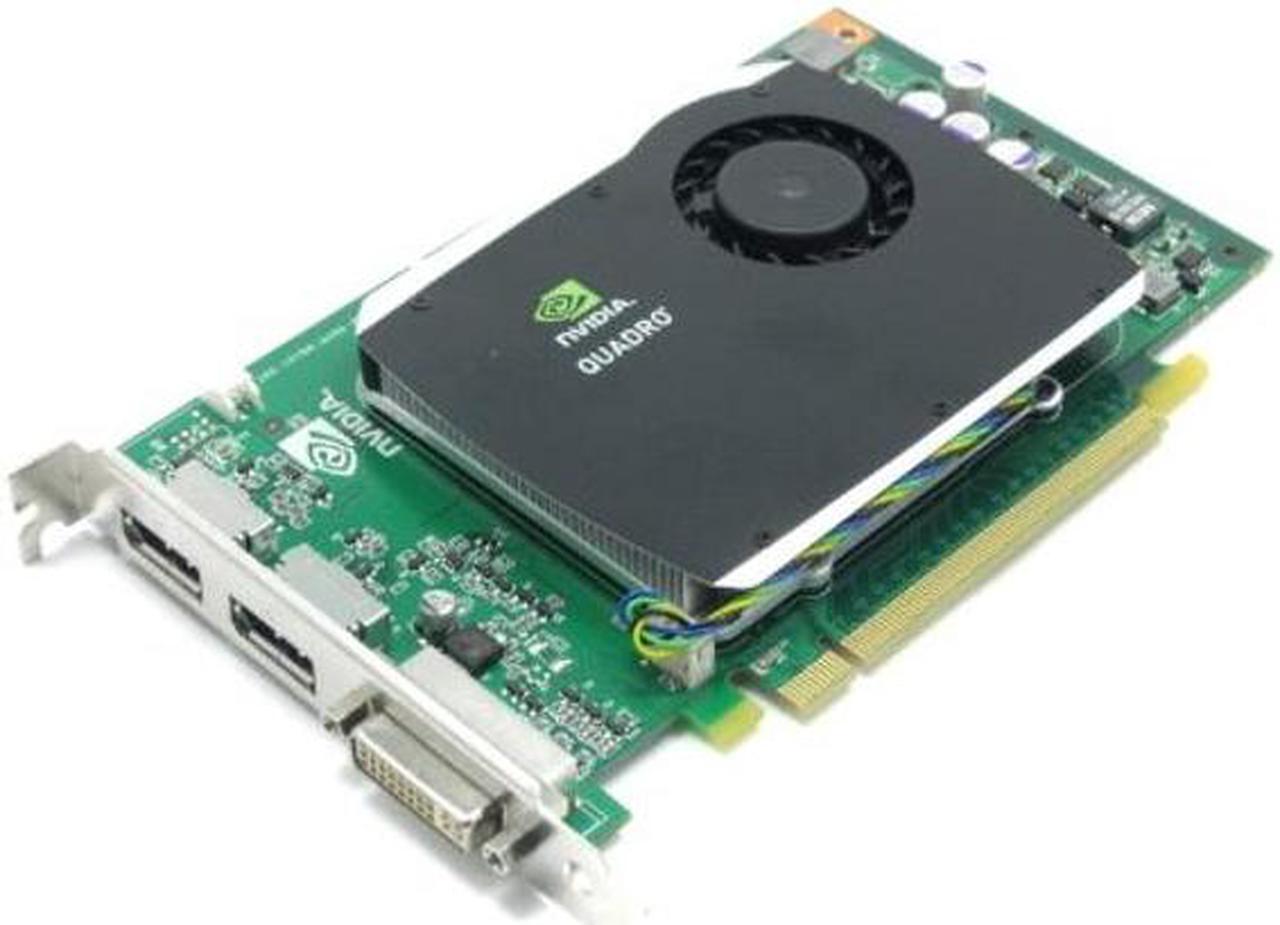 Main image of nVidia Quadro FX580 512MB PCI-E 2-Ports DVI video graphics card HP 519295-001
