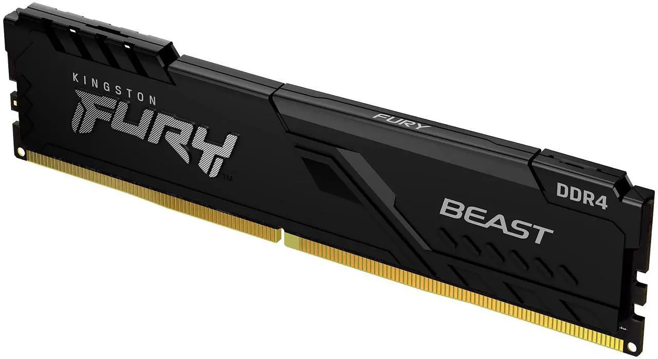 Alt view image 5 of 5 - 16GB 3200MHz DDR4 CL16 DIMM (Kit of 2) Fury Beast Black