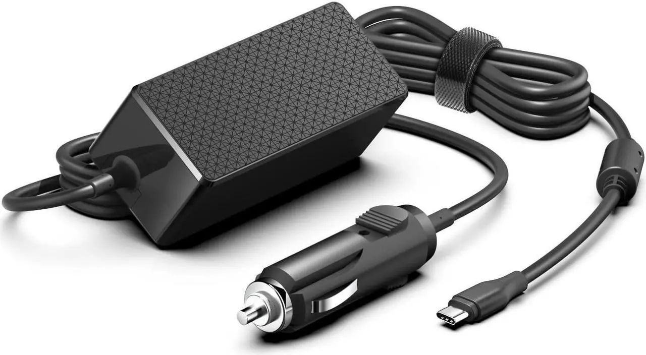 Main image of HKY Laptop Car Charger USB C PD 100W 95W 90W 65W 45W DC Adapter for Lenovo Thinkpad/Yoga/IdeaPad,Dell Latitude/XPS,LG Gram,MacBook Pro/Air,HP Spectre/Elitebook,Surface,Acer,Asus,MSI,Chromebook Charger