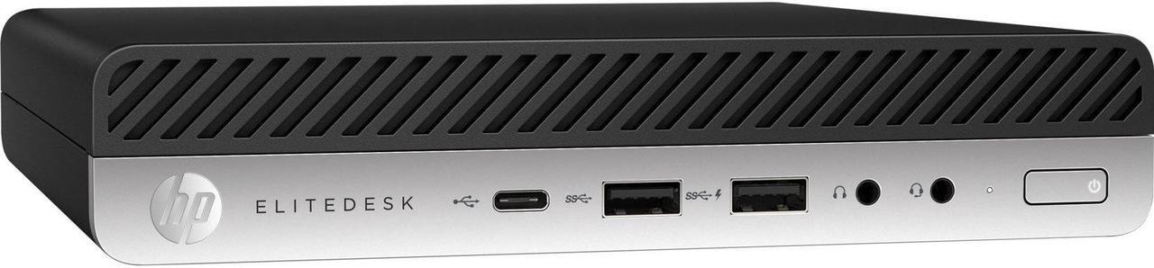 Alt view image 2 of 4 - HP EliteDesk 800 G3 - Mini desktop - 1 x Core i5 6500T / 2.5 GHz - RAM 8 GB - SSD 256 GB - triple-level cell (TLC) - HD Graphics 530 - GigE - WLAN: 802.11a/b/g/n/ac, Bluetooth 4.2 - Win 7 Pro 64-bit