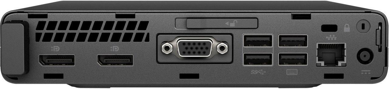 Alt view image 4 of 4 - HP EliteDesk 800 G3 - Mini desktop - 1 x Core i5 6500T / 2.5 GHz - RAM 8 GB - SSD 256 GB - triple-level cell (TLC) - HD Graphics 530 - GigE - WLAN: 802.11a/b/g/n/ac, Bluetooth 4.2 - Win 7 Pro 64-bit