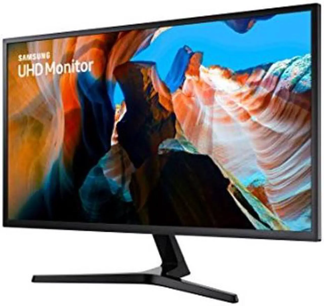 Alt view image 2 of 5 - SAMSUNG UJ59 Series 32-Inch 4K UHD (3840x2160) Computer Monitor, HDMI, Display Port, Eye Saver/Flicker Free Mode, FreeSync (LU32J590UQNXZA),Black