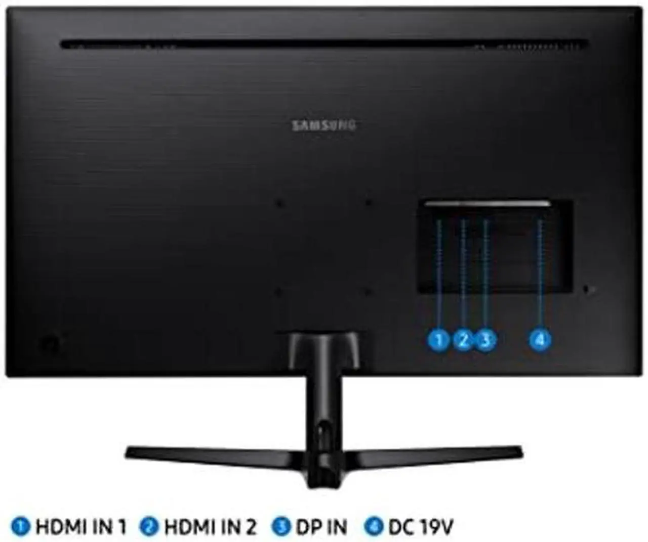 Alt view image 5 of 5 - SAMSUNG UJ59 Series 32-Inch 4K UHD (3840x2160) Computer Monitor, HDMI, Display Port, Eye Saver/Flicker Free Mode, FreeSync (LU32J590UQNXZA),Black
