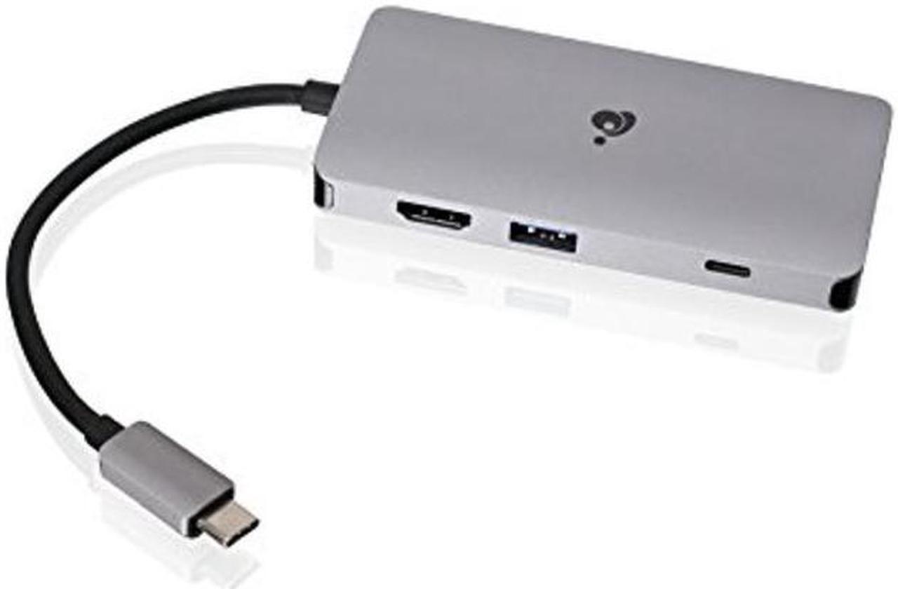 Alt view image 2 of 4 - IOGEAR USB-C 8 Port Docking Station - 1 HDMI 4K@30Hz - 3 USB 3.0 - USB-C 100W Pass Through - Ethernet Port - microSD & SD Card Reader - MacBook Pro/Air - XPS and More - GUD3C06
