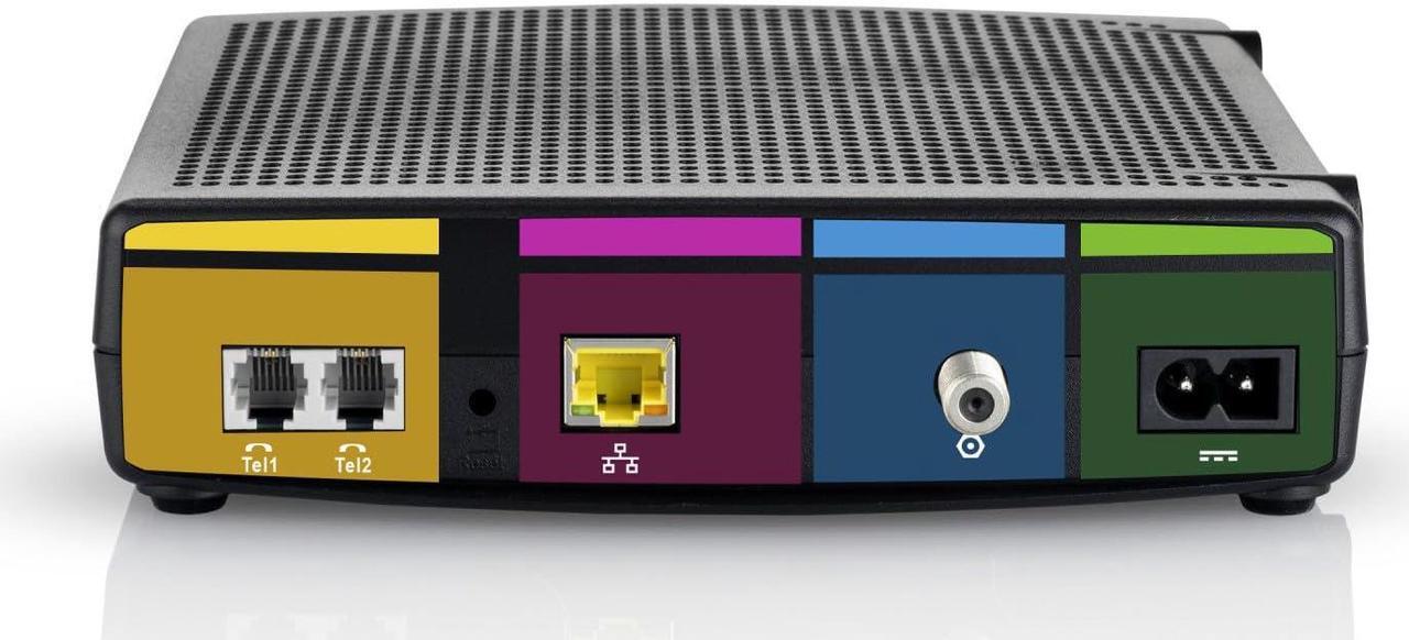 Alt view image 4 of 5 - ARRIS SURFboard SBV3202 DOCSIS 3.0 Cable Modem | Comcast Xfinity Internet & Voice | 1 Gbps Port | 2 Telephony Ports | 800 Mbps Max with Xfinity Internet Plans | 2 Year Warranty