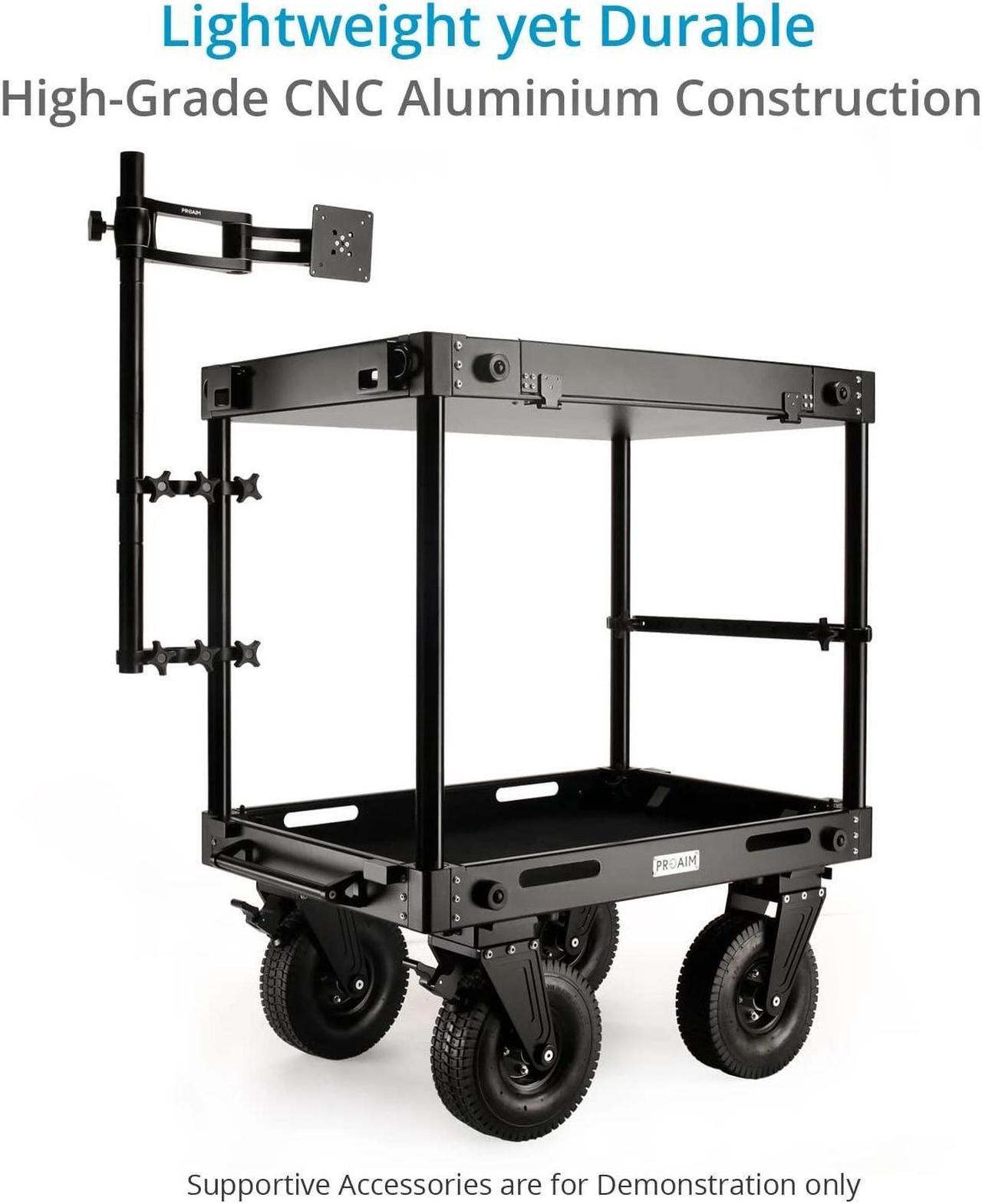 Alt view image 3 of 5 - PROAIM Monitor Articulated Arm. Compatible with Victor Cart Series, Atlas Camera Cart & Sound Chief Cart. Payload up to 25 kg / 55lb. (VCTR-MA)