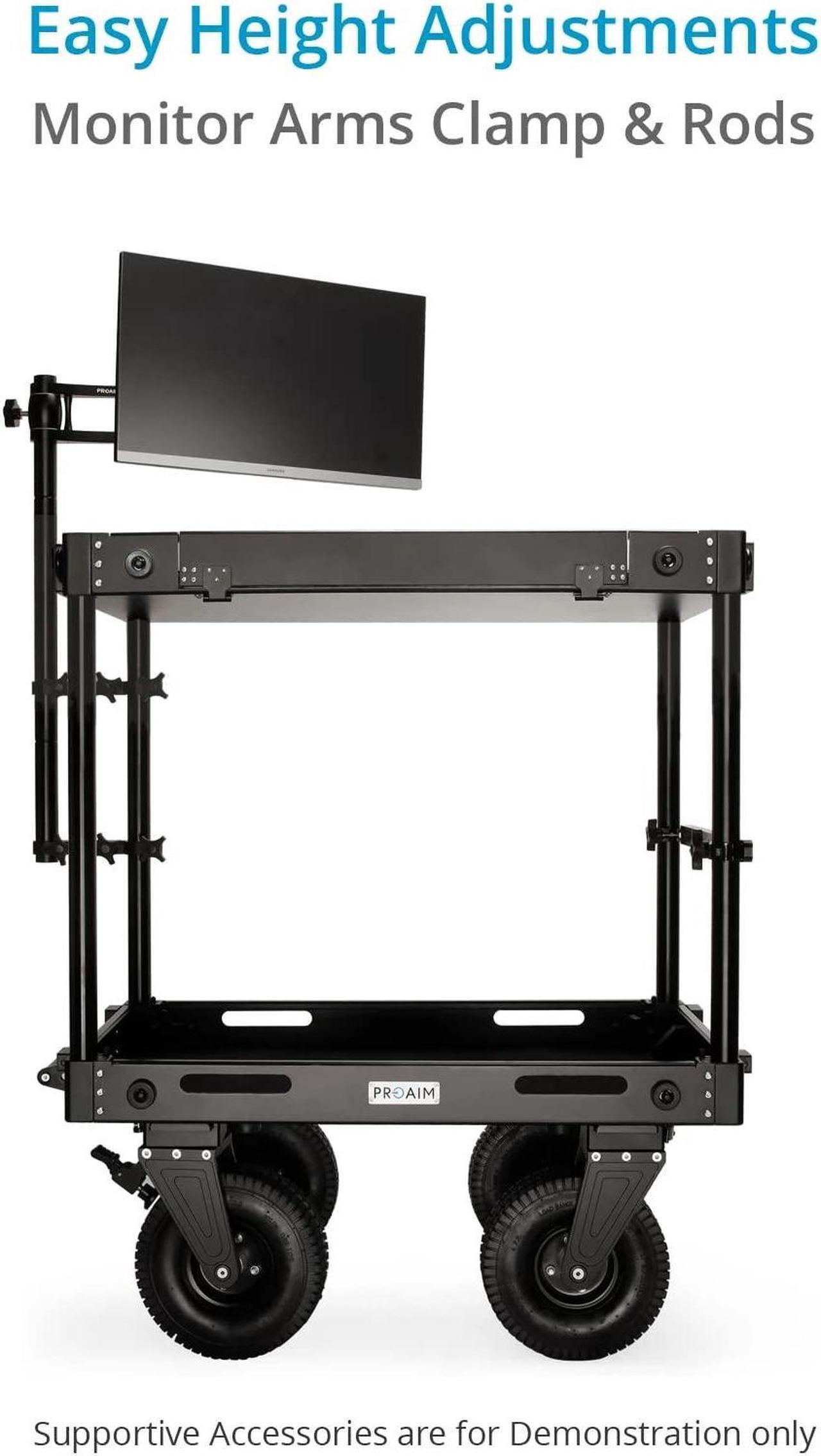 Alt view image 4 of 5 - PROAIM Monitor Articulated Arm. Compatible with Victor Cart Series, Atlas Camera Cart & Sound Chief Cart. Payload up to 25 kg / 55lb. (VCTR-MA)
