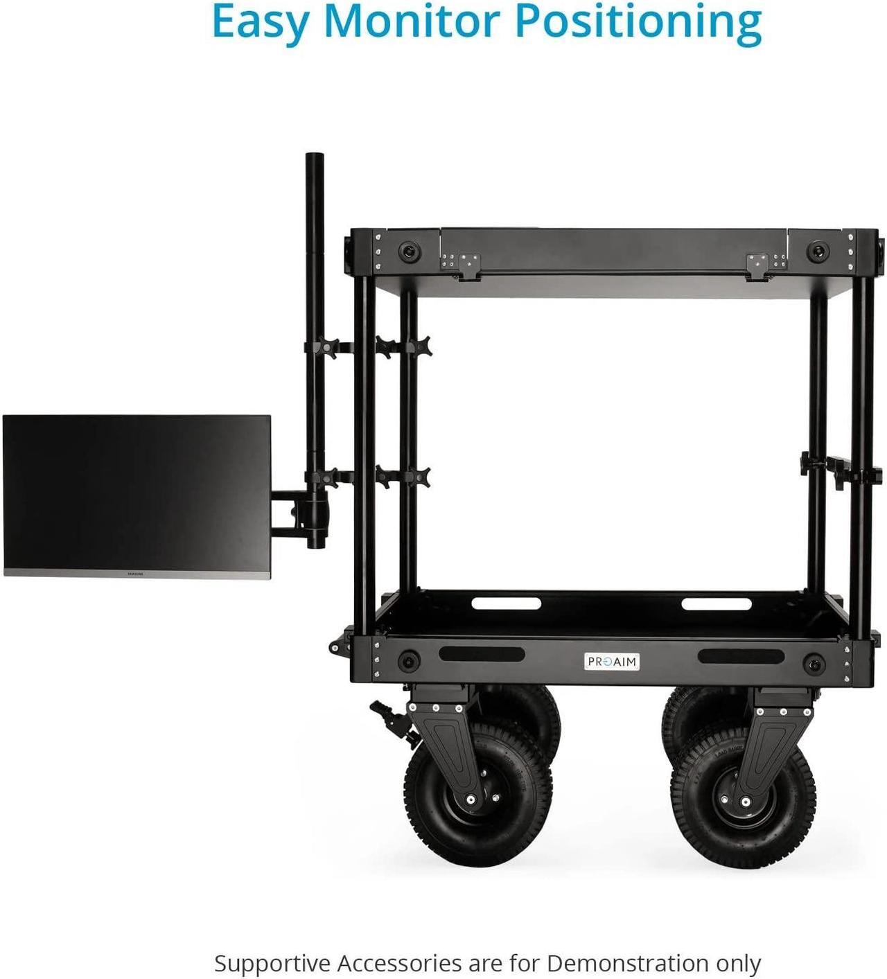 Alt view image 5 of 5 - PROAIM Monitor Articulated Arm. Compatible with Victor Cart Series, Atlas Camera Cart & Sound Chief Cart. Payload up to 25 kg / 55lb. (VCTR-MA)