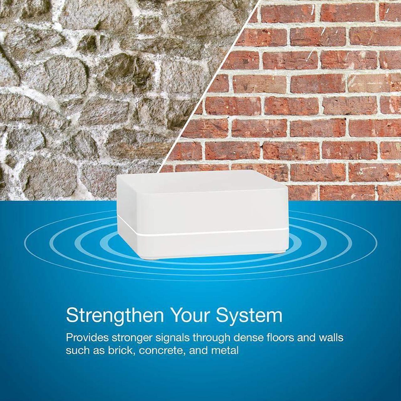 Alt view image 5 of 5 - Lutron Caseta Smart Lighting Smart Hub Repeater, Expands The Range of Caseta Up to 60 Feet, Works w/ Alexa, Apple Homekit, Google Home, PD-REP-WH, White