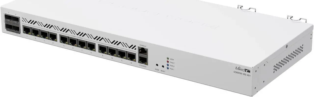 Alt view image 4 of 4 - Mikrotik CCR2116-12G-4S+ Cloud Core Router 16GB 13xGb 4xSFP+