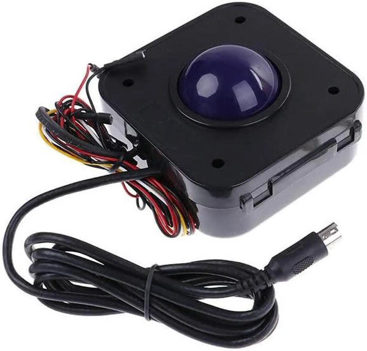 Alt view image 3 of 5 - Atomic Market 2 1/4 Inch 2.25" Purple Ball PS/2 PCB Connector Arcade Trackball Mouse for Jamma MAME Arcade