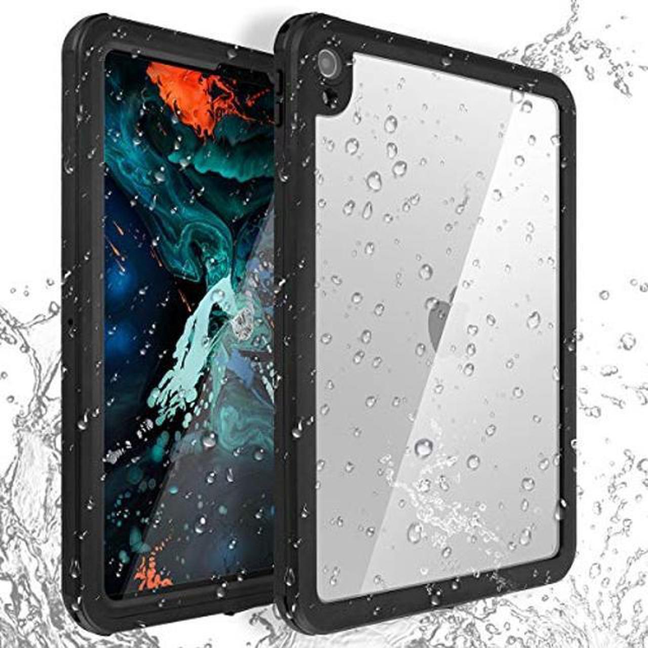 Main image of IPad Pro 11 Inch Waterproof Cases,AICase IP68 360 Degree Slim Dual Layer Armor Defender Shockproof Protective Case with Kickstand Lanyard for iPad Pro 11" 2018
