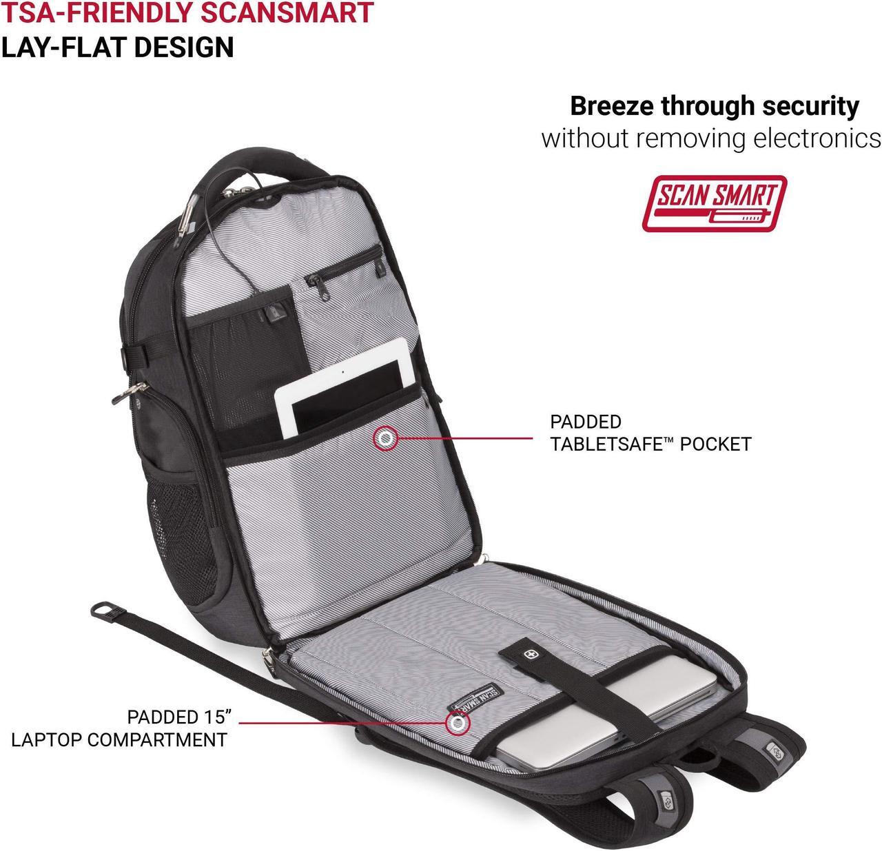 Alt view image 5 of 5 - SwissGear Travel Tech Elite, Dark Grey, Large